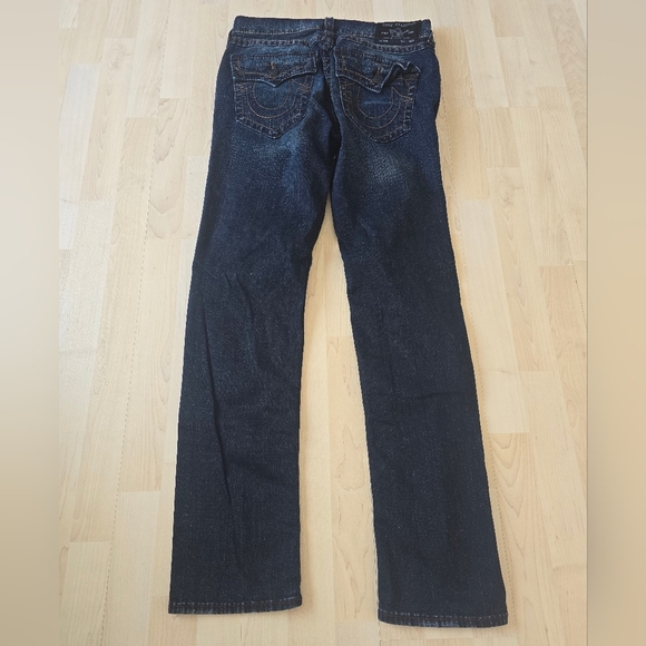 True Religion men's Dark Blue Jeans size 32 - Picture 3 of 11